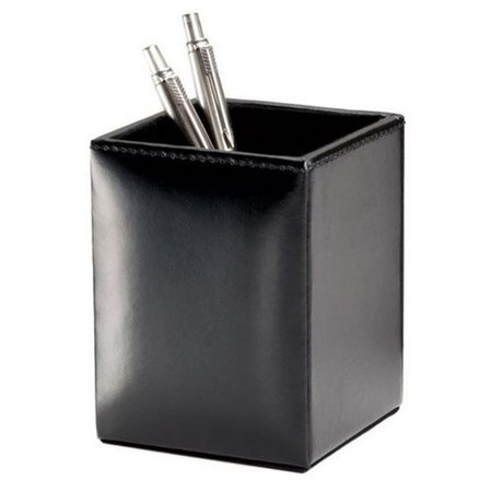 DACASSO Dacasso A1410 Black Bonded Leather Pencil Cup A1410